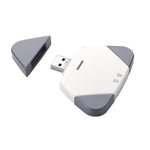 The magnetic SD/TF 3.0 card reader is compatible with  phones,drones,cameras,and computers