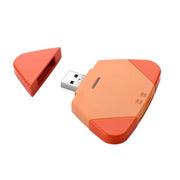The magnetic SD/TF 3.0 card reader is compatible with  phones,drones,cameras,and computers