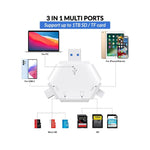 The magnetic SD/TF 3.0 card reader is compatible with  phones,drones,cameras,and computers