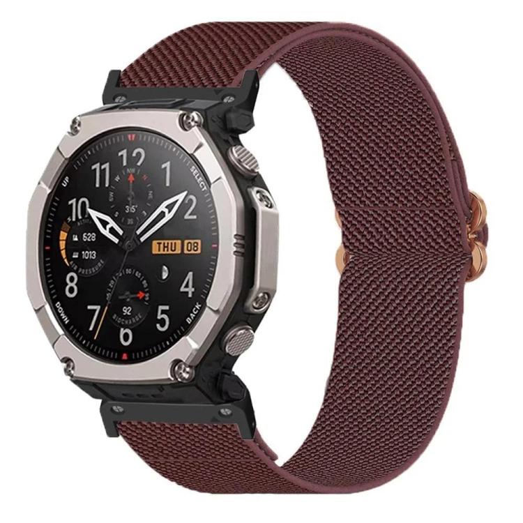 Cinturino per orologio in nylon elastico da 26 mm con chiusura a farfalla scorrevole., For Amazfit T-Rex Ultra 2