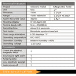 Tester radiazione elettromagnetica digitale RZ825
