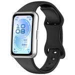 Cinturino per orologio in silicone tinta unita con chiusura a farfalla sottile., For Huawei Band 11 / Band 11 Pro