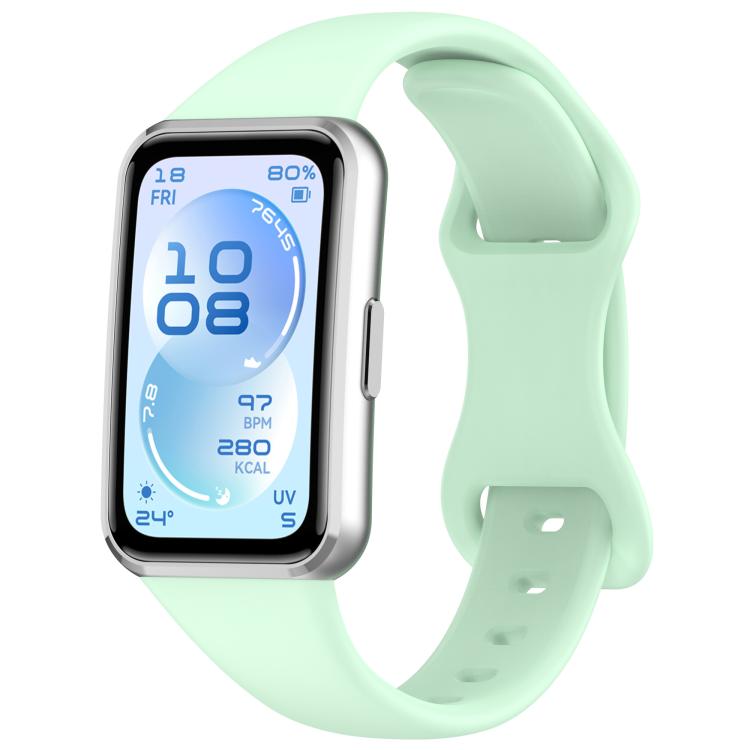 Cinturino per orologio in silicone tinta unita con chiusura a farfalla sottile., For Huawei Band 11 / Band 11 Pro