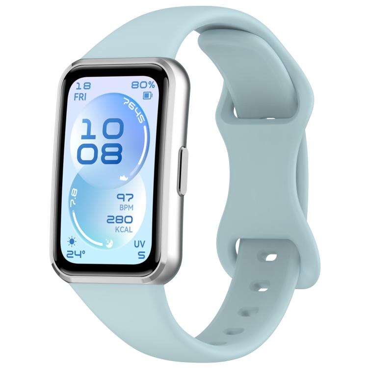 Cinturino per orologio in silicone tinta unita con chiusura a farfalla sottile., For Huawei Band 11 / Band 11 Pro