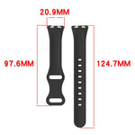 Cinturino per orologio in silicone tinta unita con chiusura a farfalla sottile., For Huawei Band 11 / Band 11 Pro