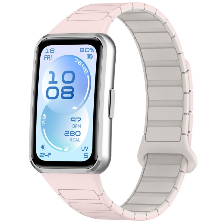 Cinturino per orologio magnetico regolabile in silicone a forma di I, For Huawei Band 11 / Band 11 Pro