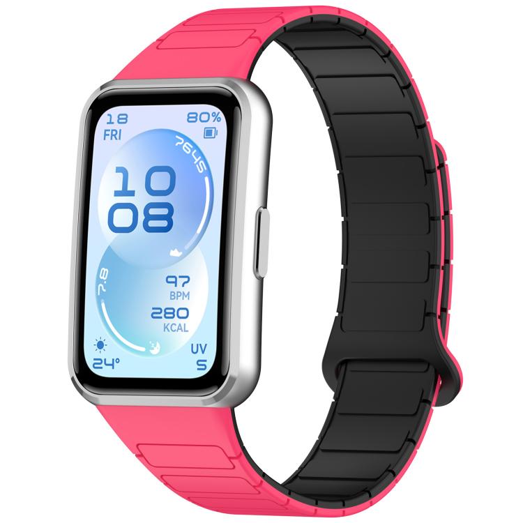 Cinturino per orologio magnetico regolabile in silicone a forma di I, For Huawei Band 11 / Band 11 Pro