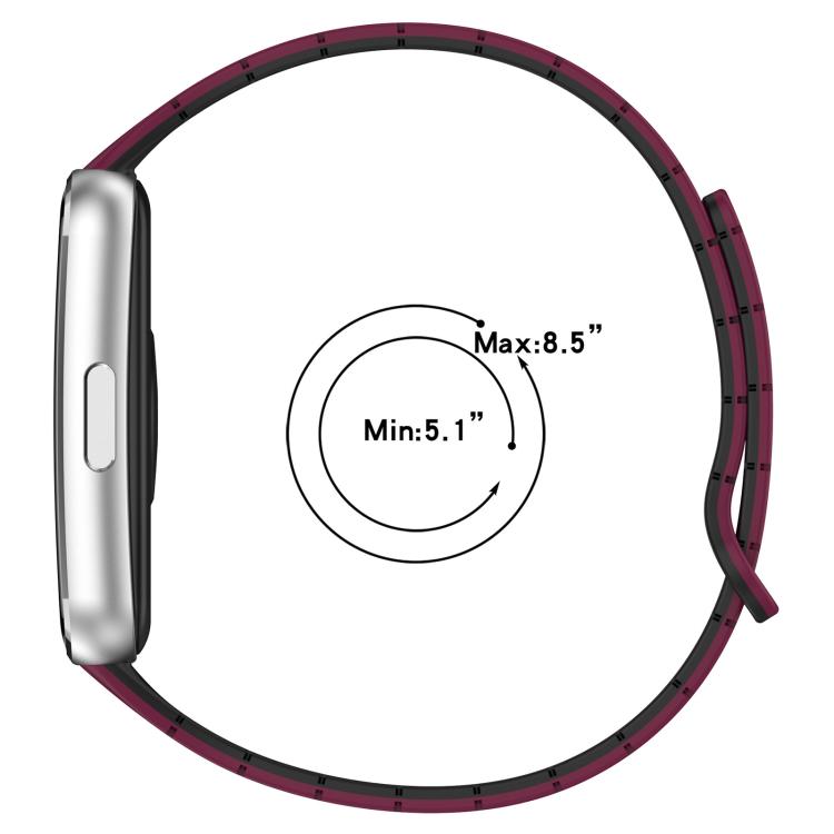 Cinturino per orologio magnetico regolabile in silicone a forma di I, For Huawei Band 11 / Band 11 Pro