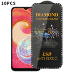 10 pellicole serigrafiche ad alta definizione in vetro temperato antistatico con effetto diamante su tutto lo schermo., For Samsung Galaxy A24, For Samsung Galaxy A34 5G, For Samsung Galaxy A54 5G, For Samsung Galaxy A04e, For Samsung Galaxy A14 5G    ...