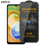 10 pellicole serigrafiche ad alta definizione in vetro temperato antistatico con effetto diamante su tutto lo schermo., For Samsung Galaxy A24, For Samsung Galaxy A34 5G, For Samsung Galaxy A54 5G, For Samsung Galaxy A04e, For Samsung Galaxy A14 5G    ...