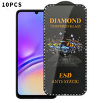 10 pellicole serigrafiche ad alta definizione in vetro temperato antistatico con effetto diamante su tutto lo schermo., For Samsung Galaxy A57 5G, For Samsung Galaxy A37 5G, For Samsung Galaxy A27 5G, For Samsung Galaxy A07 5G, For Samsung Galaxy A17 5...