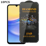10 pellicole serigrafiche ad alta definizione in vetro temperato antistatico con effetto diamante su tutto lo schermo., For Samsung Galaxy A57 5G, For Samsung Galaxy A37 5G, For Samsung Galaxy A27 5G, For Samsung Galaxy A07 5G, For Samsung Galaxy A17 5...