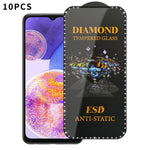 10 pellicole serigrafiche ad alta definizione in vetro temperato antistatico con effetto diamante su tutto lo schermo., For Samsung Galaxy A24, For Samsung Galaxy A34 5G, For Samsung Galaxy A54 5G, For Samsung Galaxy A04e, For Samsung Galaxy A14 5G    ...