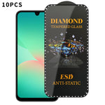 10 pellicole serigrafiche ad alta definizione in vetro temperato antistatico con effetto diamante su tutto lo schermo., For Samsung Galaxy A57 5G, For Samsung Galaxy A37 5G, For Samsung Galaxy A27 5G, For Samsung Galaxy A07 5G, For Samsung Galaxy A17 5...