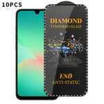10 pellicole serigrafiche ad alta definizione in vetro temperato antistatico con effetto diamante su tutto lo schermo., For Samsung Galaxy A57 5G, For Samsung Galaxy A37 5G, For Samsung Galaxy A27 5G, For Samsung Galaxy A07 5G, For Samsung Galaxy A17 5...