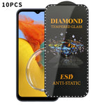 10 pellicole serigrafiche ad alta definizione in vetro temperato antistatico con effetto diamante su tutto lo schermo., For Samsung Galaxy A57 5G, For Samsung Galaxy A37 5G, For Samsung Galaxy A27 5G, For Samsung Galaxy A07 5G, For Samsung Galaxy A17 5...