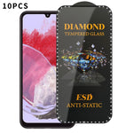 10 pellicole serigrafiche ad alta definizione in vetro temperato antistatico con effetto diamante su tutto lo schermo., For Samsung Galaxy A57 5G, For Samsung Galaxy A37 5G, For Samsung Galaxy A27 5G, For Samsung Galaxy A07 5G, For Samsung Galaxy A17 5...