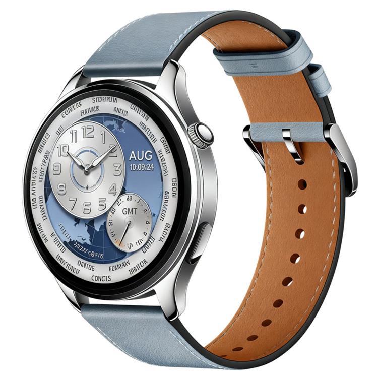 Cinturino per orologio in vera pelle con fibbia ad ardiglione., For Xiaomi Watch S5 46mm