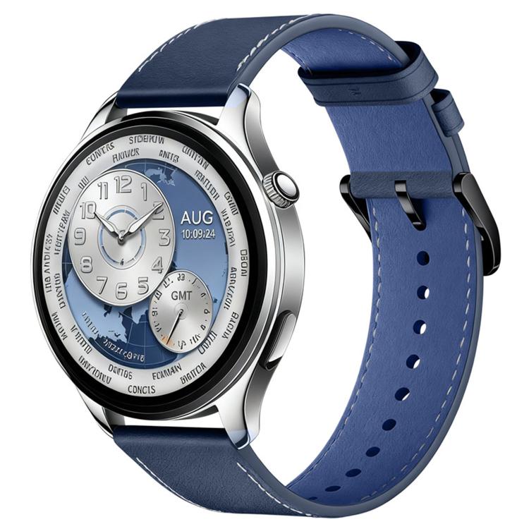 Cinturino per orologio in vera pelle con fibbia ad ardiglione., For Xiaomi Watch S5 46mm