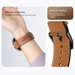Cinturino per orologio in vera pelle con fibbia ad ardiglione., For Xiaomi Watch S5 46mm