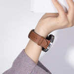 Cinturino per orologio in vera pelle con fibbia ad ardiglione., For Xiaomi Watch S5 46mm
