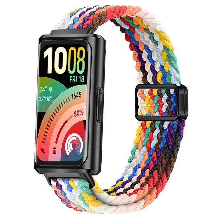 Cinturino per orologio in nylon intrecciato con chiusura magnetica a scorrimento., For Huawei Band 11 / Band 11 Pro