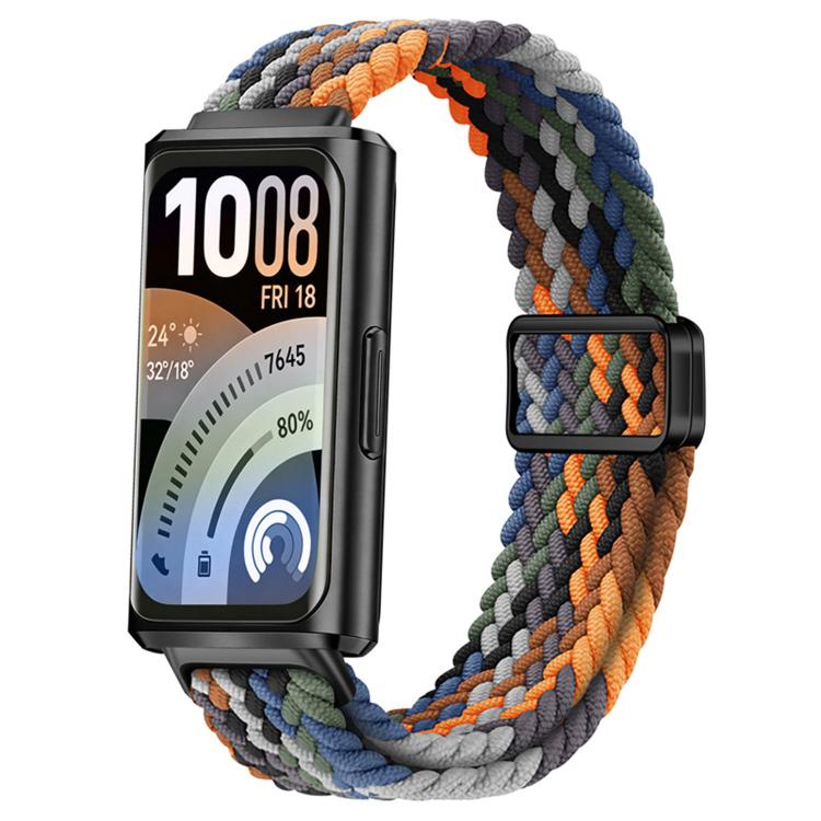 Cinturino per orologio in nylon intrecciato con chiusura magnetica a scorrimento., For Huawei Band 11 / Band 11 Pro