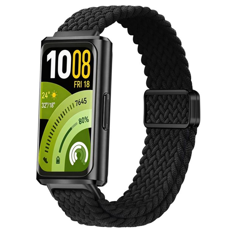 Cinturino per orologio in nylon intrecciato con chiusura magnetica a scorrimento., For Huawei Band 11 / Band 11 Pro