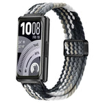 Cinturino per orologio in nylon intrecciato con chiusura magnetica a scorrimento., For Huawei Band 11 / Band 11 Pro