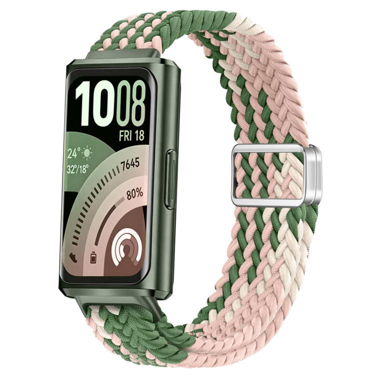 Cinturino per orologio in nylon intrecciato con chiusura magnetica a scorrimento., For Huawei Band 11 / Band 11 Pro