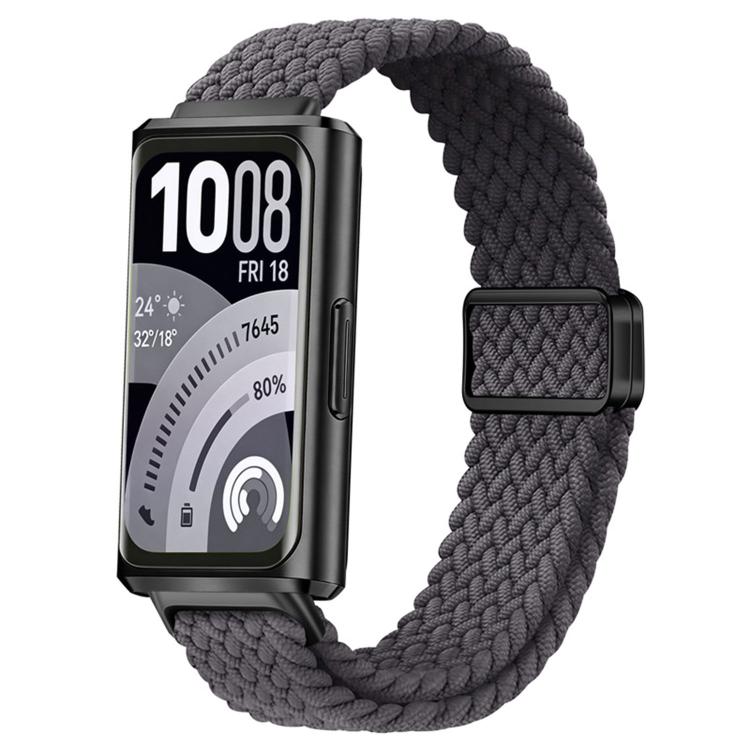 Cinturino per orologio in nylon intrecciato con chiusura magnetica a scorrimento., For Huawei Band 11 / Band 11 Pro