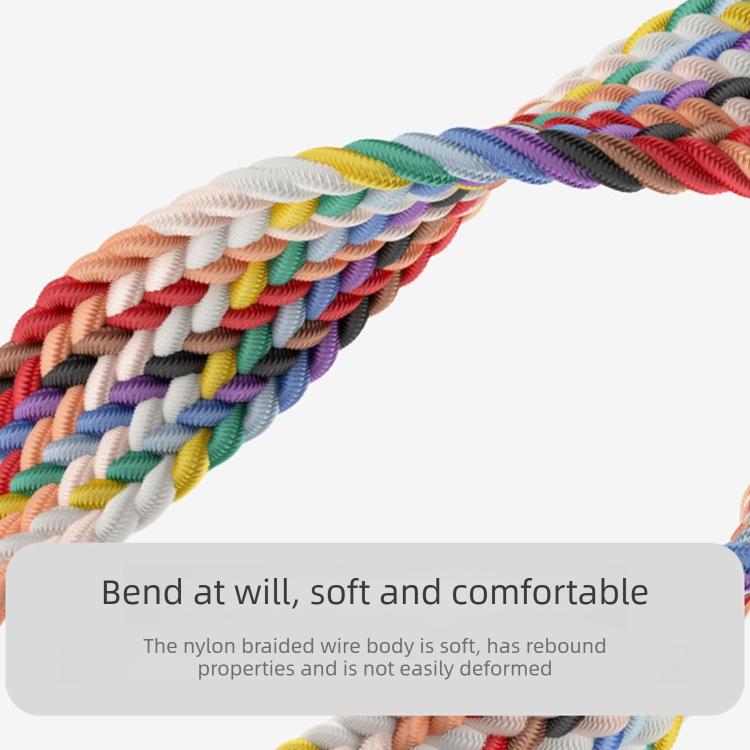 Cinturino per orologio in nylon intrecciato con chiusura magnetica a scorrimento., For Huawei Band 11 / Band 11 Pro
