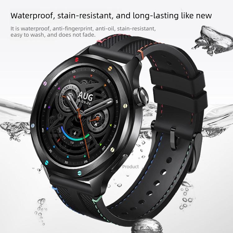Cinturino per orologio in nylon composito di gomma fluorocarbonica., For Xiaomi Watch S5 46mm