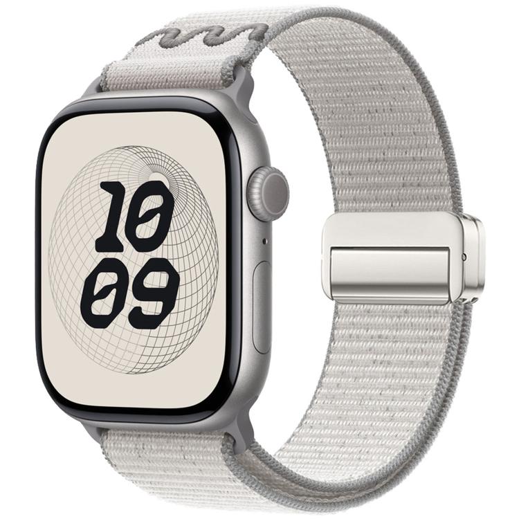 Cinturino per orologio in nylon con fibbia magnetica., For Apple Watch 46mm / 49mm / 45mm / 44mm
