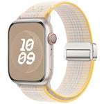 Cinturino per orologio in nylon con fibbia magnetica., For Apple Watch 46mm / 49mm / 45mm / 44mm