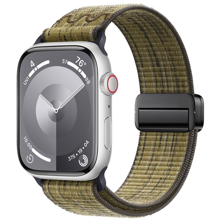 Cinturino per orologio in nylon con fibbia magnetica., For Apple Watch 46mm / 49mm / 45mm / 44mm