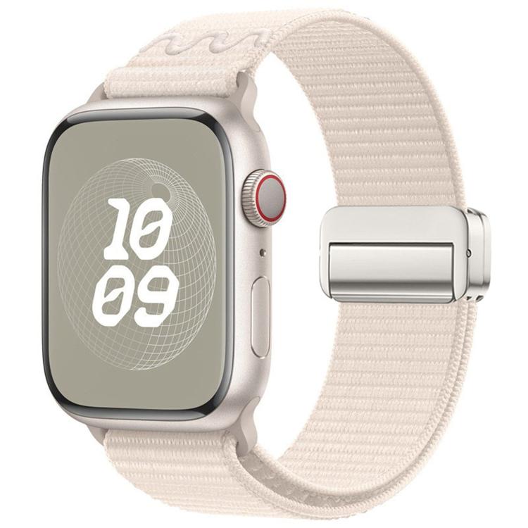 Cinturino per orologio in nylon con fibbia magnetica., For Apple Watch 46mm / 49mm / 45mm / 44mm