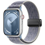 Cinturino per orologio in nylon con fibbia magnetica., For Apple Watch 46mm / 49mm / 45mm / 44mm