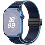 Cinturino per orologio in nylon con fibbia magnetica., For Apple Watch 46mm / 49mm / 45mm / 44mm