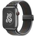 Cinturino per orologio in nylon con fibbia magnetica., For Apple Watch 46mm / 49mm / 45mm / 44mm