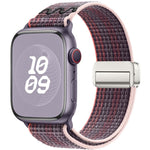 Cinturino per orologio in nylon con fibbia magnetica., For Apple Watch 42mm / 41mm / 40mm / 38mm