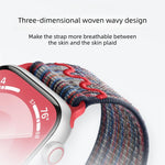 Cinturino per orologio in nylon con fibbia magnetica., For Apple Watch 46mm / 49mm / 45mm / 44mm