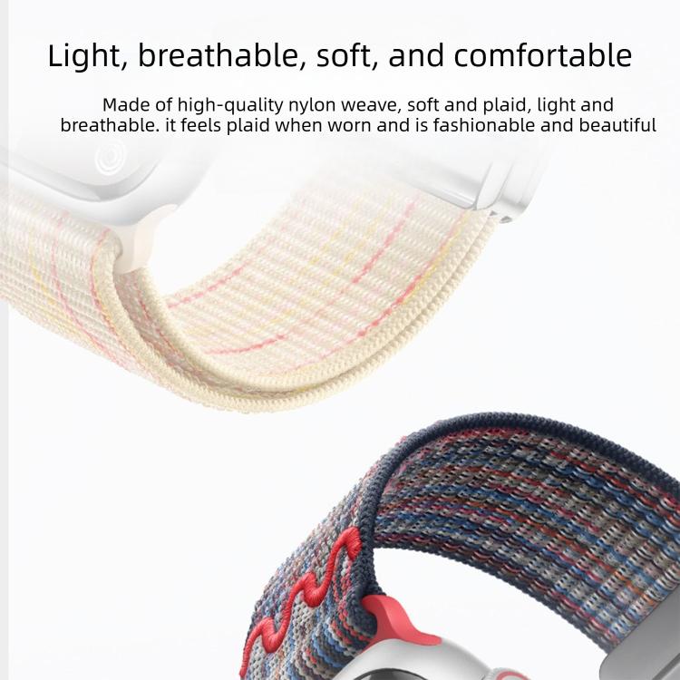 Cinturino per orologio in nylon con fibbia magnetica., For Apple Watch 42mm / 41mm / 40mm / 38mm