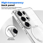 Custodia per telefono antiurto con cornice a occhio di gatto galvanizzata e magnete MagSafe., For Samsung Galaxy S26+ 5G, For Samsung Galaxy S26 Ultra 5G, For Samsung Galaxy S26 5G, For Samsung Galaxy S25 5G