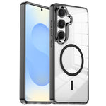 Custodia per telefono antiurto con cornice a occhio di gatto galvanizzata e magnete MagSafe., For Samsung Galaxy S26+ 5G, For Samsung Galaxy S26 Ultra 5G, For Samsung Galaxy S26 5G, For Samsung Galaxy S25 5G