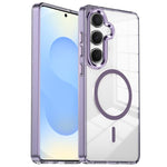 Custodia per telefono antiurto con cornice a occhio di gatto galvanizzata e magnete MagSafe., For Samsung Galaxy S26+ 5G, For Samsung Galaxy S26 Ultra 5G, For Samsung Galaxy S26 5G, For Samsung Galaxy S25 5G