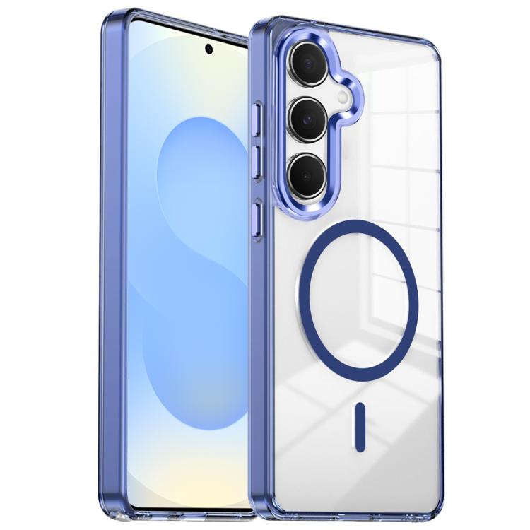 Custodia per telefono antiurto con cornice a occhio di gatto galvanizzata e magnete MagSafe., For Samsung Galaxy S26+ 5G, For Samsung Galaxy S26 Ultra 5G, For Samsung Galaxy S26 5G, For Samsung Galaxy S25 5G