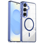 Custodia per telefono antiurto con cornice a occhio di gatto galvanizzata e magnete MagSafe., For Samsung Galaxy S25+ 5G, For Samsung Galaxy S25 Ultra 5G, For Samsung Galaxy A55 5G, For Samsung Galaxy A35 5G