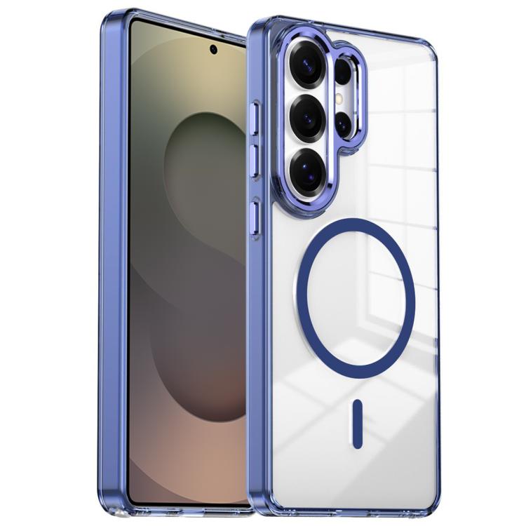 Custodia per telefono antiurto con cornice a occhio di gatto galvanizzata e magnete MagSafe., For Samsung Galaxy S25+ 5G, For Samsung Galaxy S25 Ultra 5G, For Samsung Galaxy A55 5G, For Samsung Galaxy A35 5G