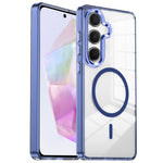Custodia per telefono antiurto con cornice a occhio di gatto galvanizzata e magnete MagSafe., For Samsung Galaxy S25+ 5G, For Samsung Galaxy S25 Ultra 5G, For Samsung Galaxy A55 5G, For Samsung Galaxy A35 5G